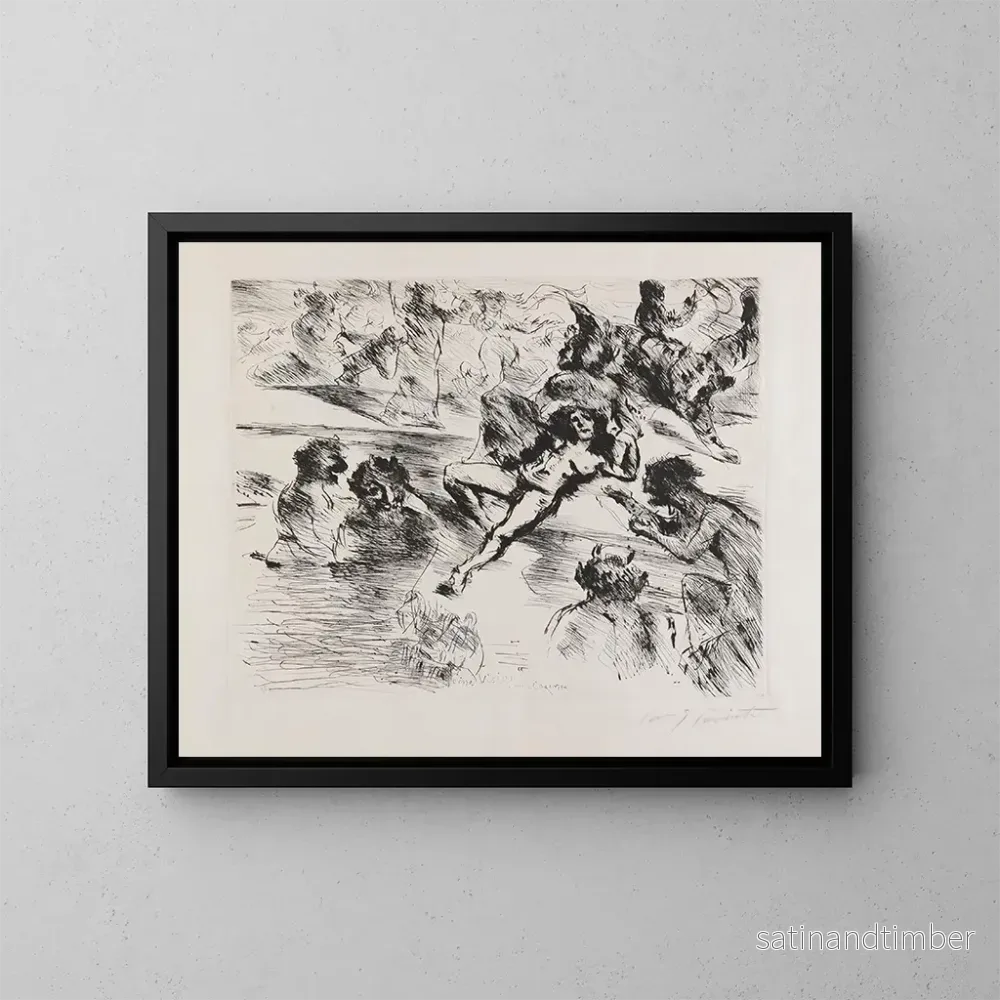 Reproduktion av målningen En vision - Lovis Corinth