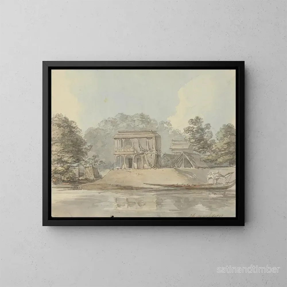 Reproduktion av målningen Murshidabad - Samuel Davis