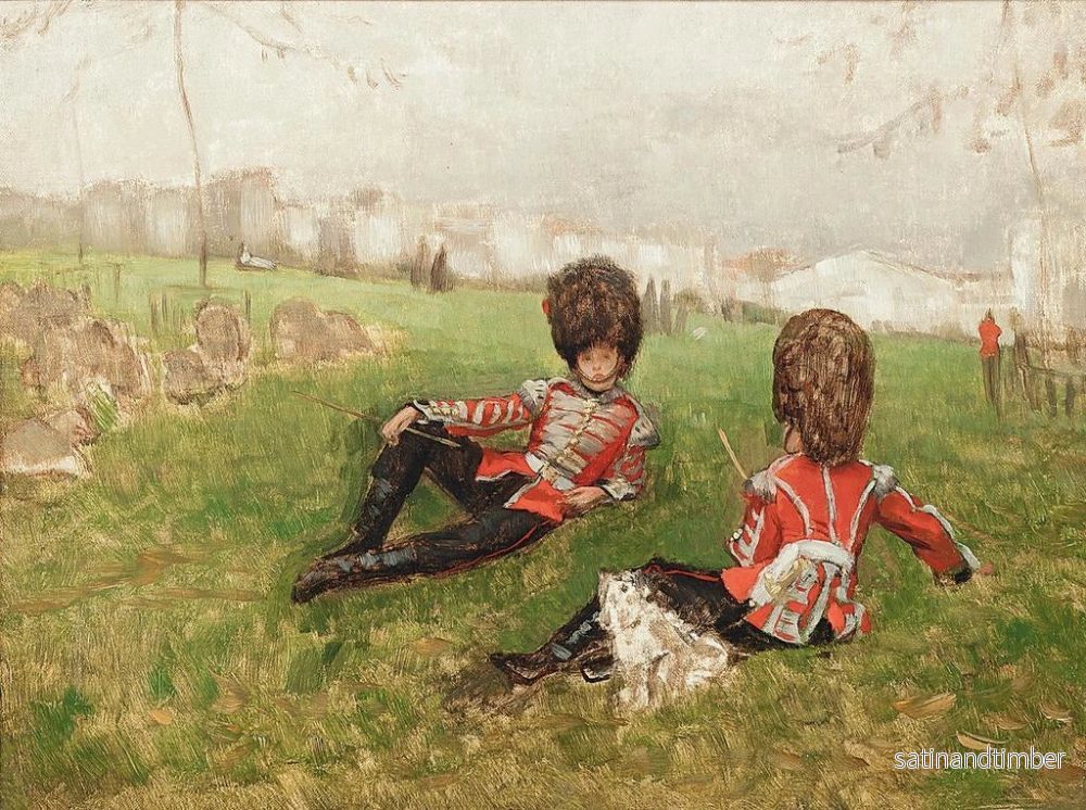 Reproduktion av målningen Fifeurs de Coldstream, parc St James, London - James Tissot - Bild 2