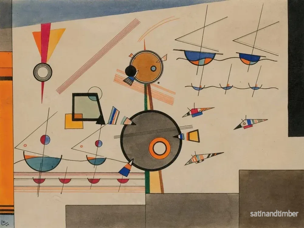 Reproduktion av målningen Flottement - Wassily Kandinsky - Bild 2
