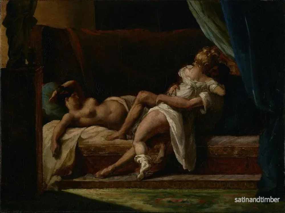 Reproduktion av målningen Trois amants - Théodore Géricault - Bild 2
