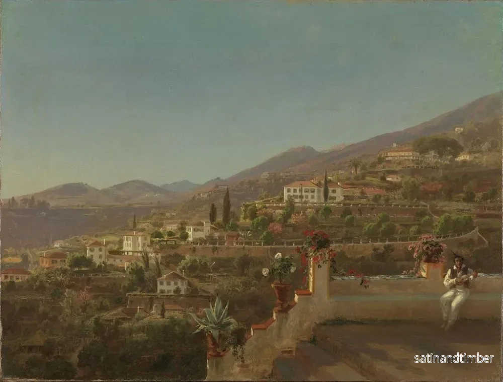 Reproduktion av målningen Vue de Funchal, Madère - Johan Fredrik Eckersberg - Bild 2