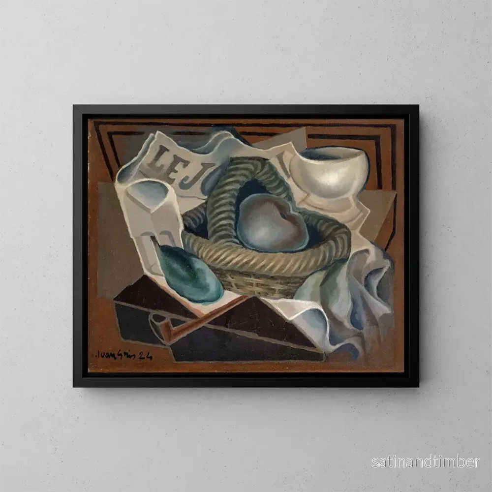 Reproduktion av målningen Le Panier - Juan Gris