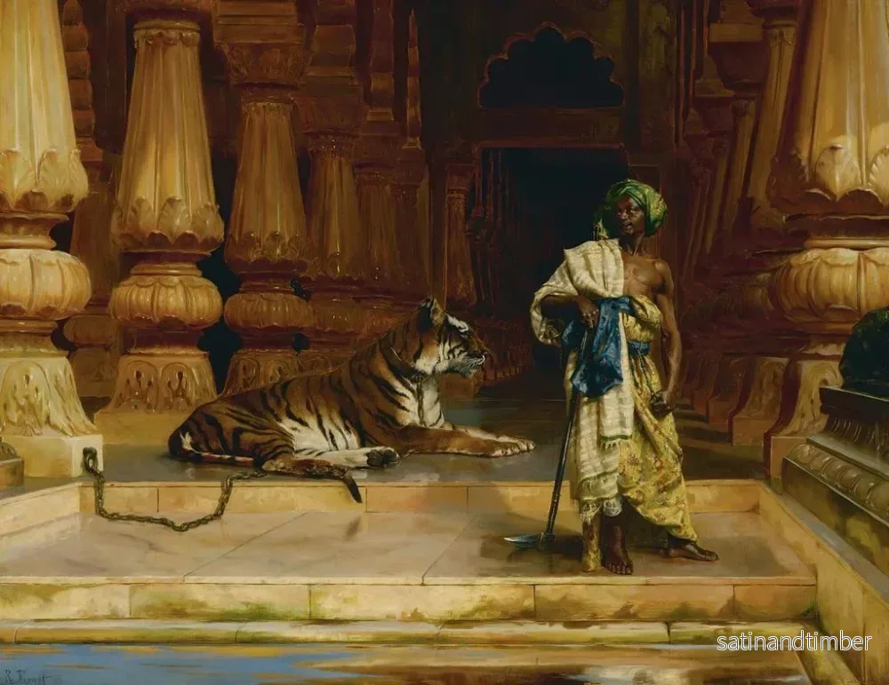 Reproduktion av målningen Les gardes du palais - Rudolf Ernst - Bild 2