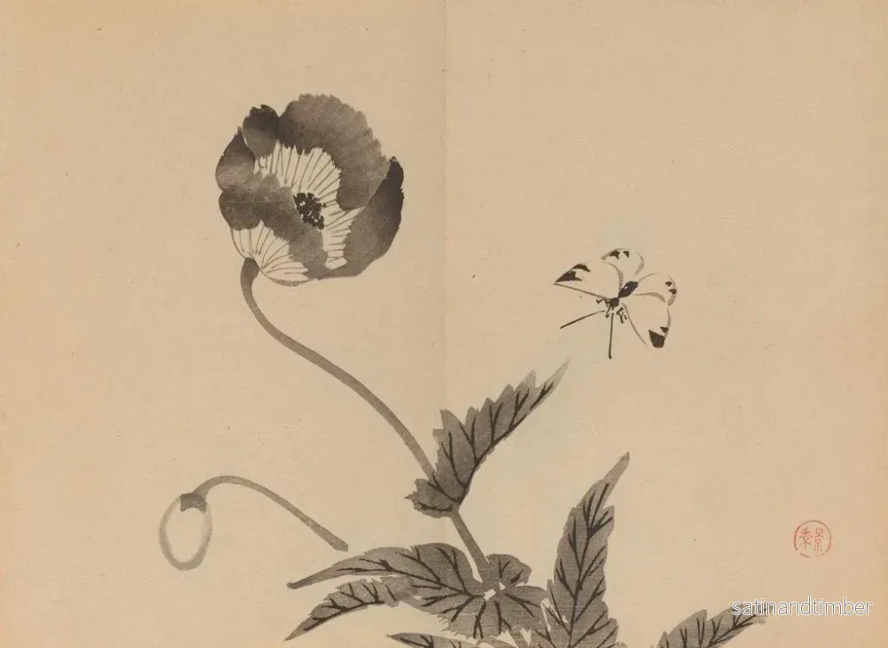 Reproduktion av målningen Keinen shugajō Pl27 - Imao Keinen - Bild 2
