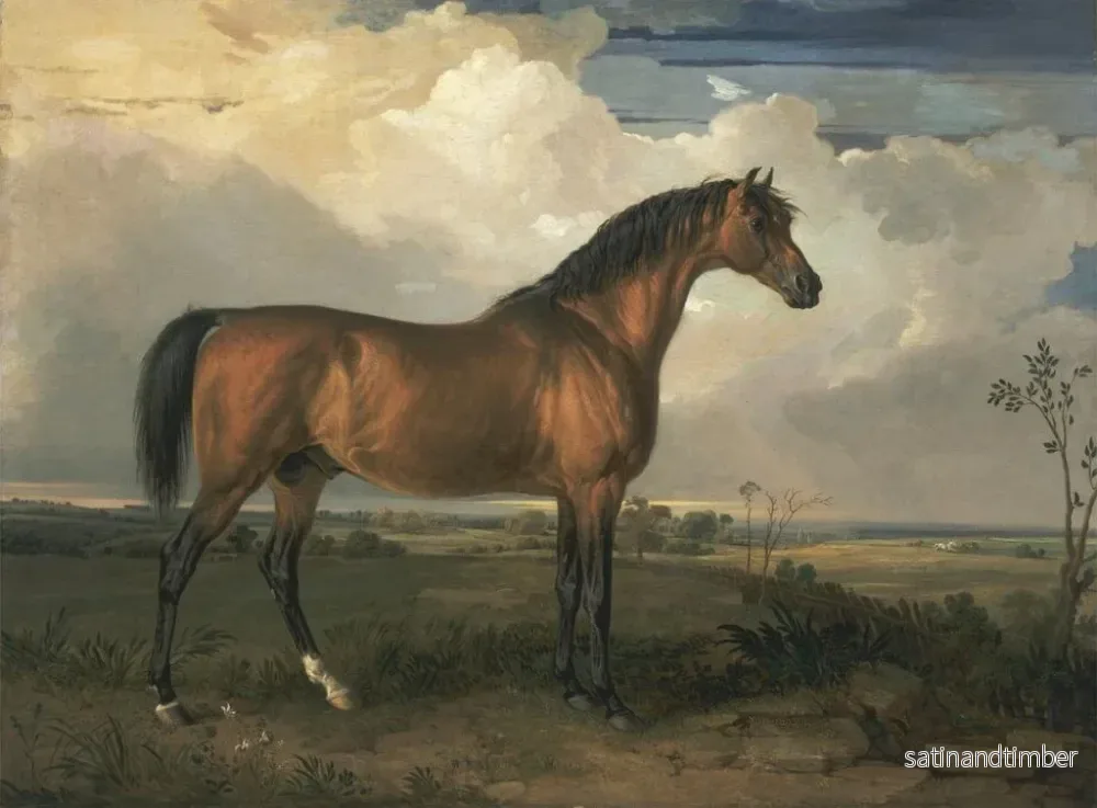 Reproduktion av målningen Aigle, en berömd hingst - James Ward - Bild 2