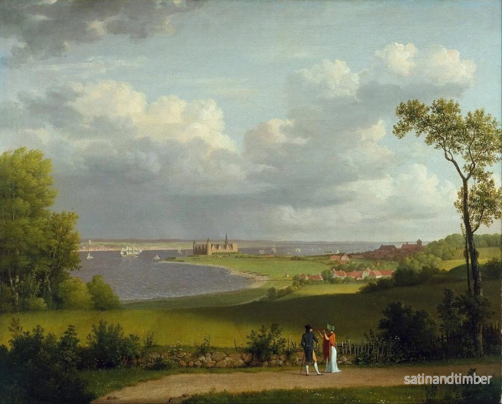 Reproduktion av målningen Vy norr om Kronborgs slott - Christoffer Wilhelm Eckersberg - Bild 2
