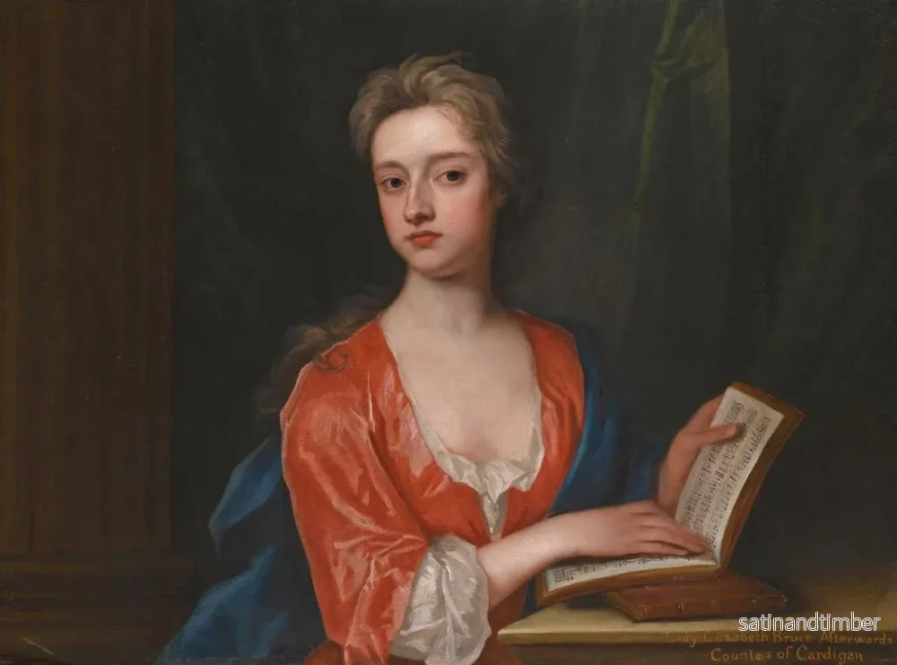 Reproduktion av målningen Portrait of Lady Elizabeth Bruce - Sir Godfrey Kneller - Bild 2