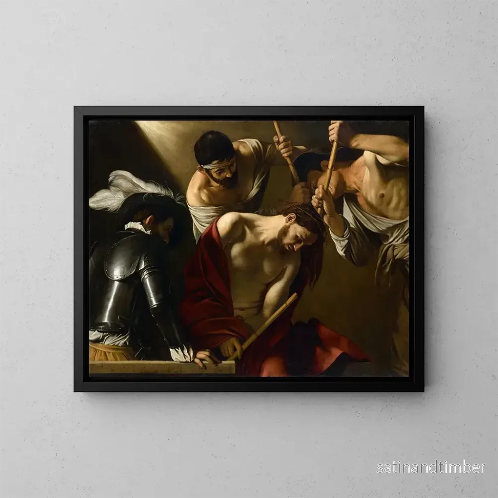 Reproduktion av målningen av Korsfästelsen - Caravaggio