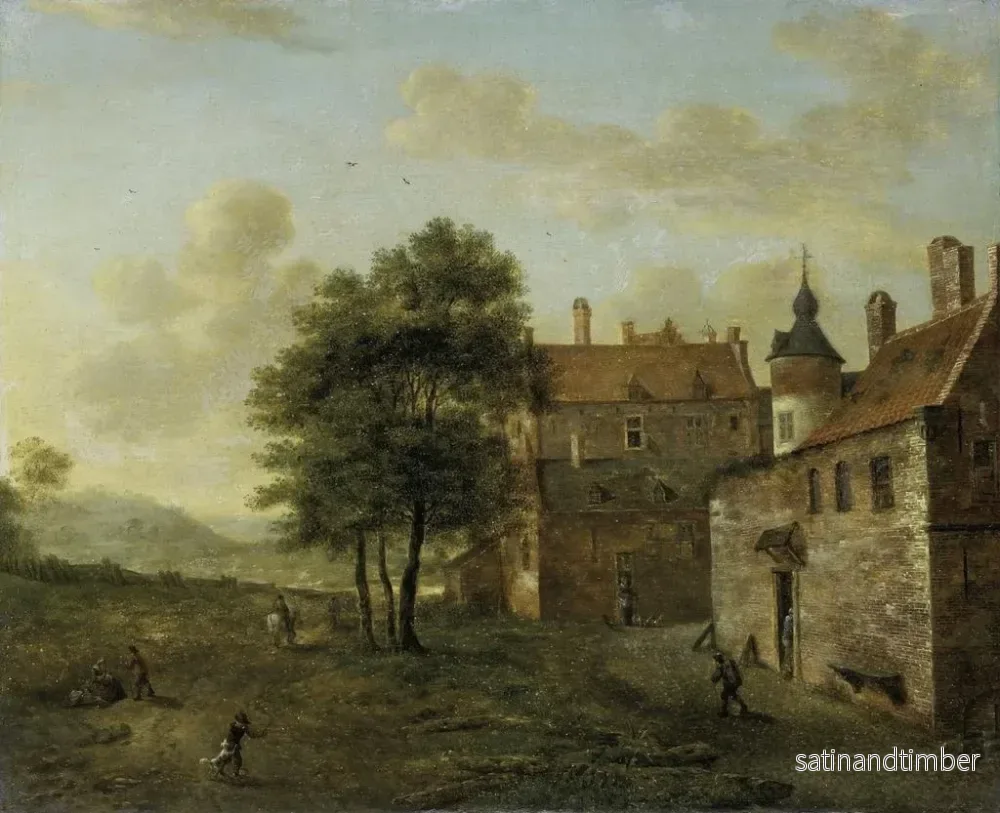 Reproduktion av målningen En bondgård - Jan van der Heyden - Bild 2