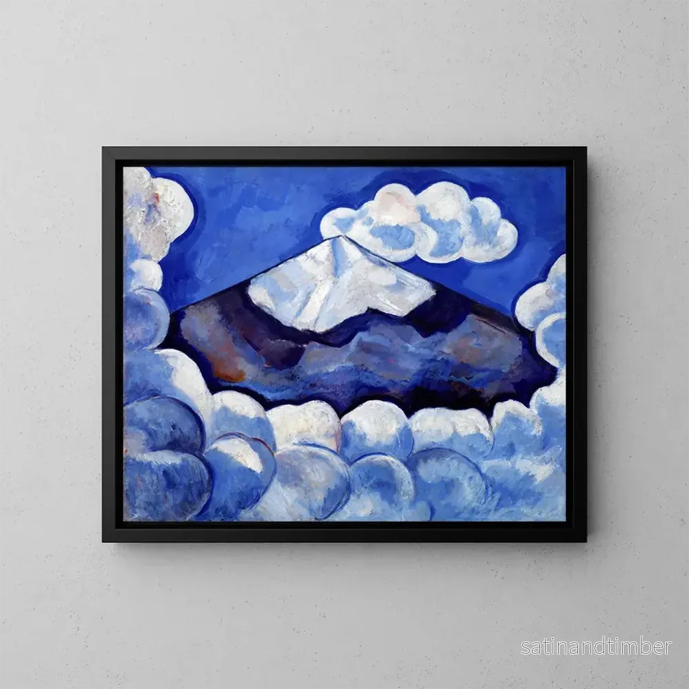 Reproduktion av målningen Popocatépetl, andlig morgon, Mexiko - Marsden Hartley