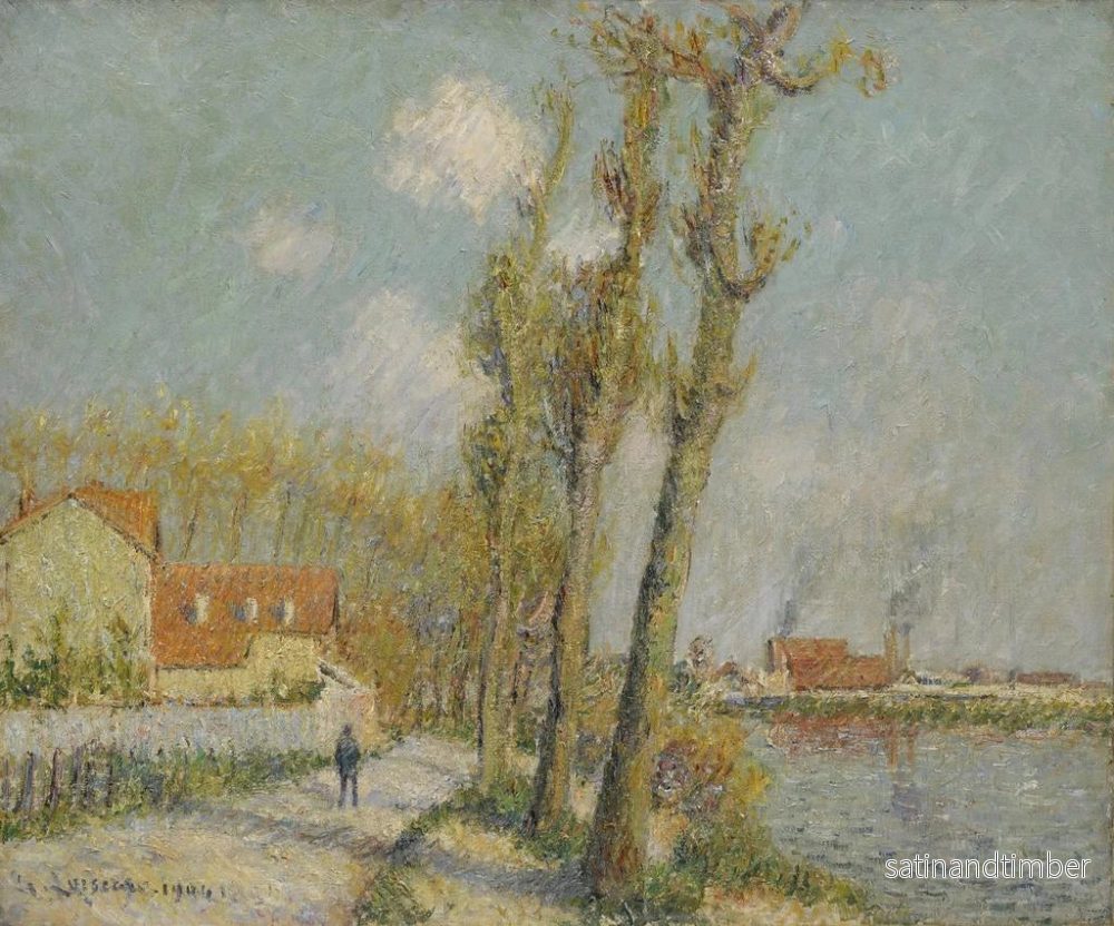 Reproduktion av målningen L'Oise à Pontoise - Gustave Loiseau - Bild 2