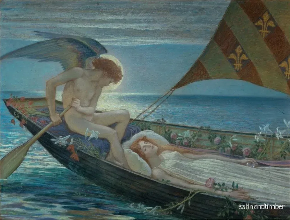 Reproduktion av målningen En drömresa - Walter Crane - Bild 2