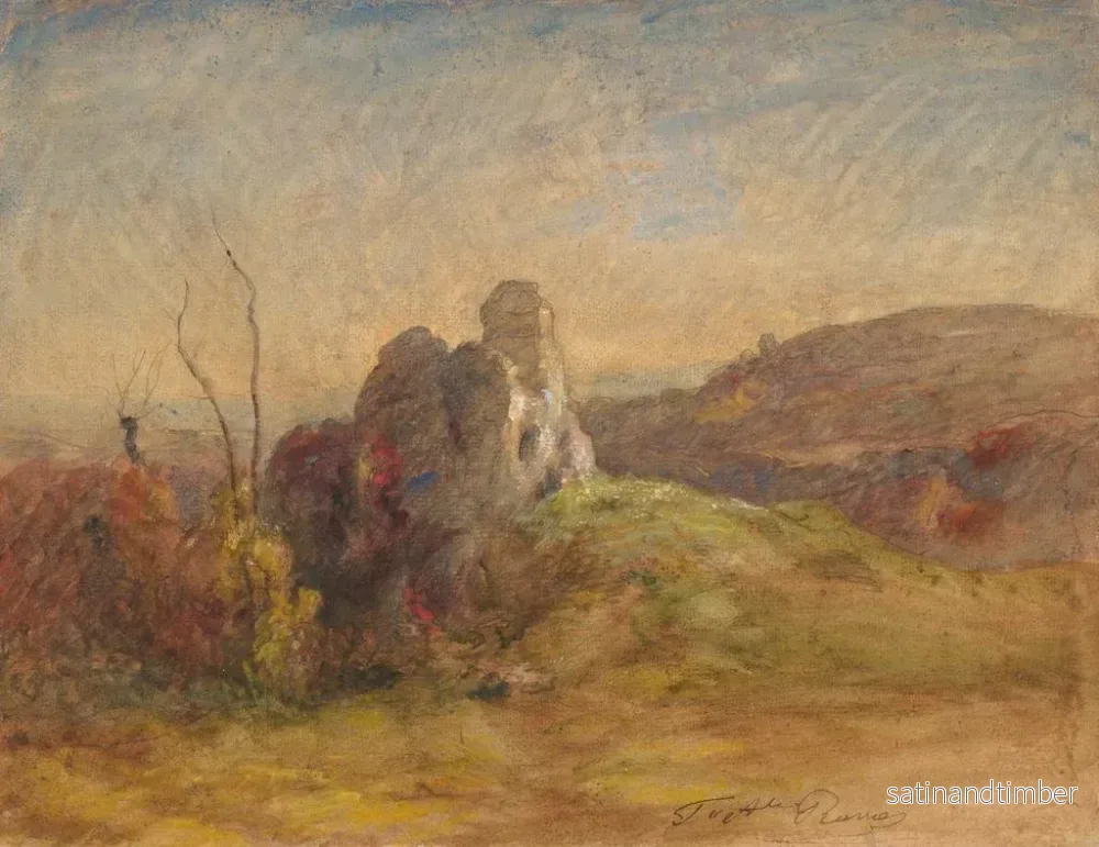 Reproduktion av målningen Landskap - François-Auguste Ravier - Bild 2