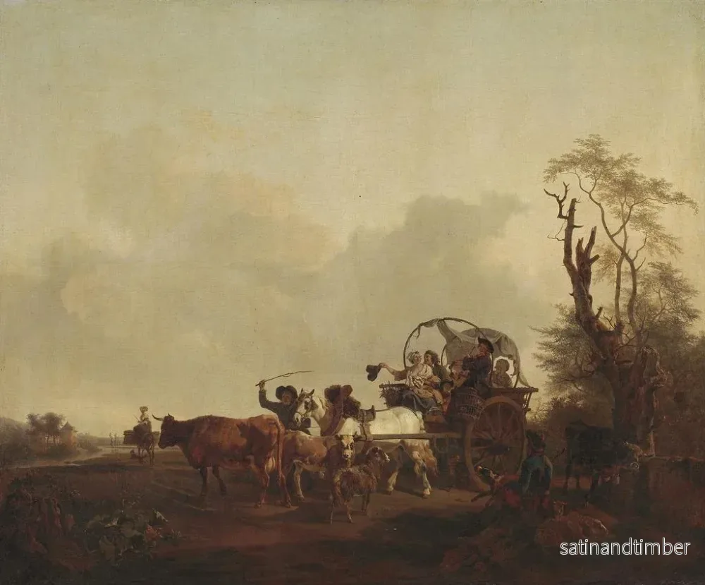 Reproduktion av målningen Joyeux voyage - Jean-Louis Demarne - Bild 2