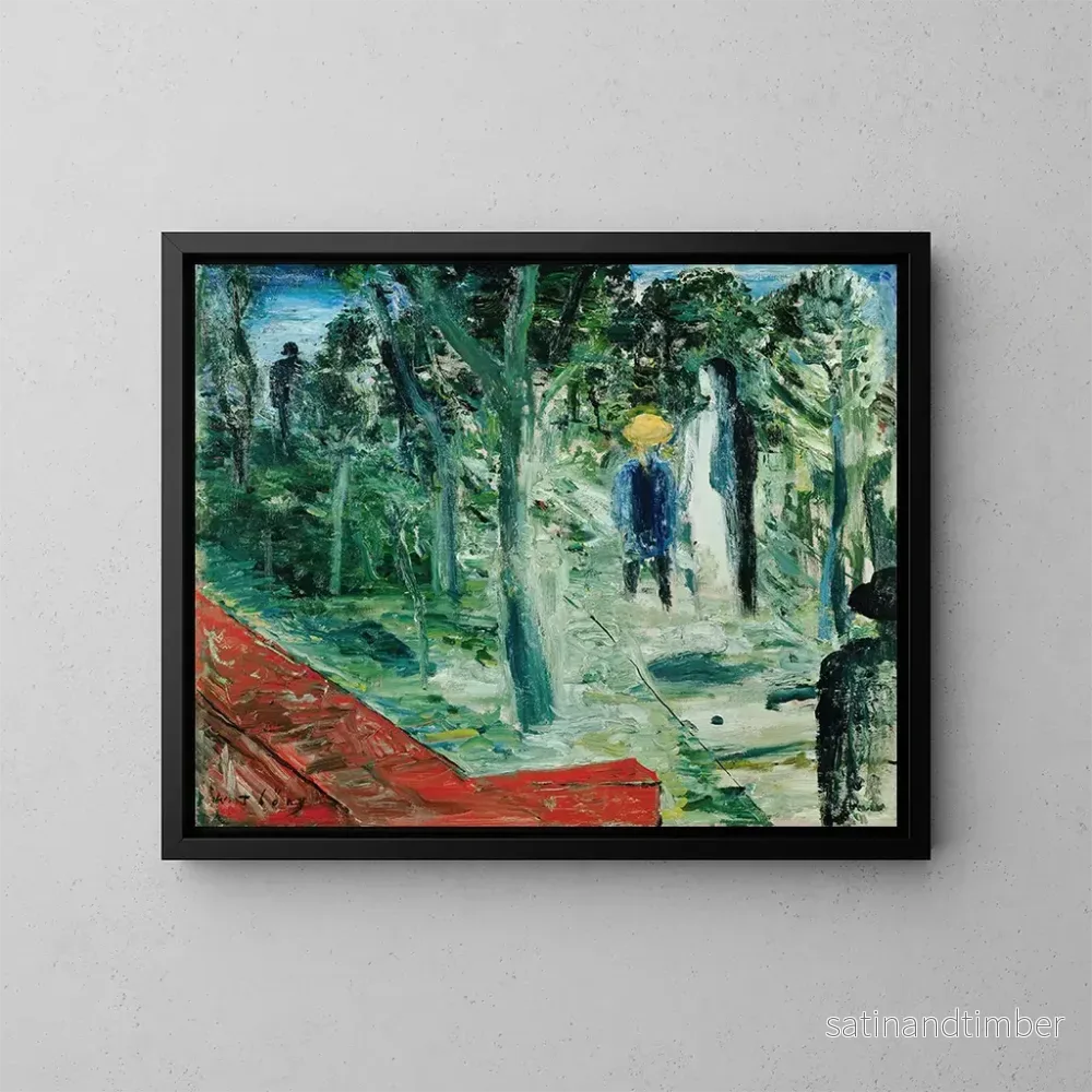 Reproduktion av målningen Parc en söndag eftermiddag - Wilhelm Thöny