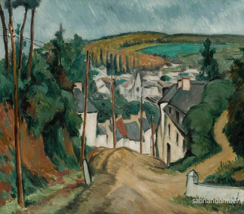 Reproduktion av målningen Landskapsbild av Lannion - Jan Rubczak - Bild 2