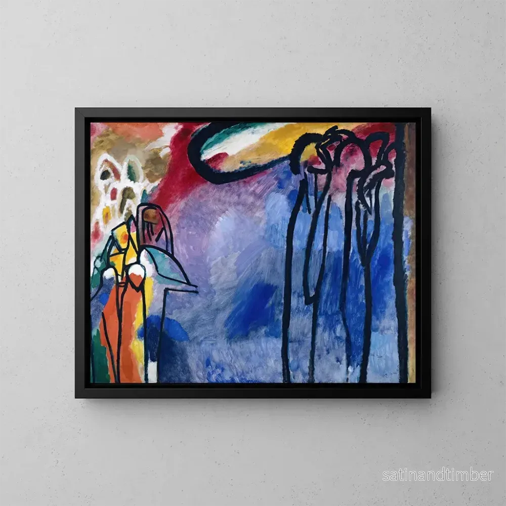 Reproduktion av målningen Improvisation 19 - Wassily Kandinsky
