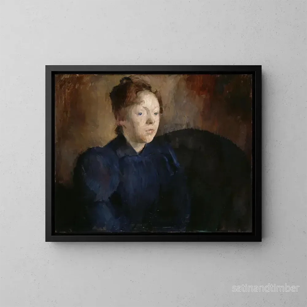Reproduktion av målningen av Nenna Janson Nagel b Backer Lunde - Harriet Backer