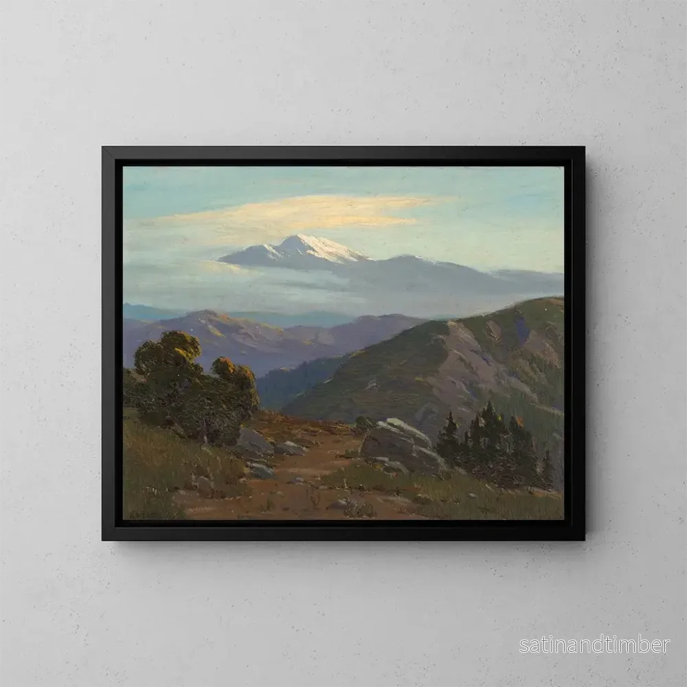 Reproduktion av målningen Vue de montagne – Elmer Wachtel Reproduktion av målningen Vue de montagne – Elmer Wachtel