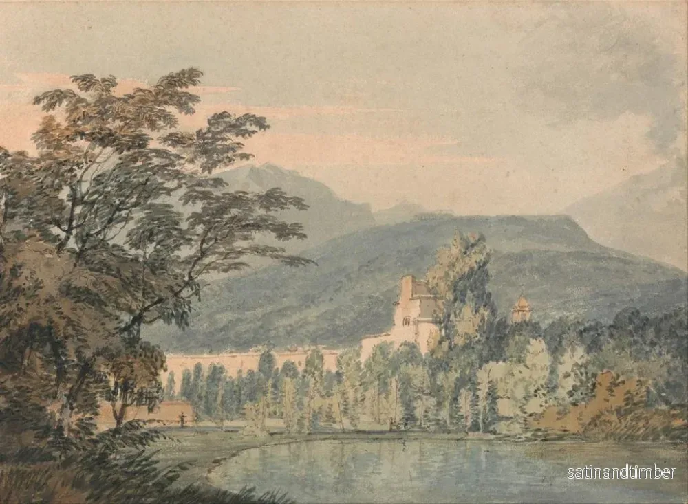 Reproduktion av målningen Villa de Sir William Hamilton - Joseph Mallord William Turner - Bild 2