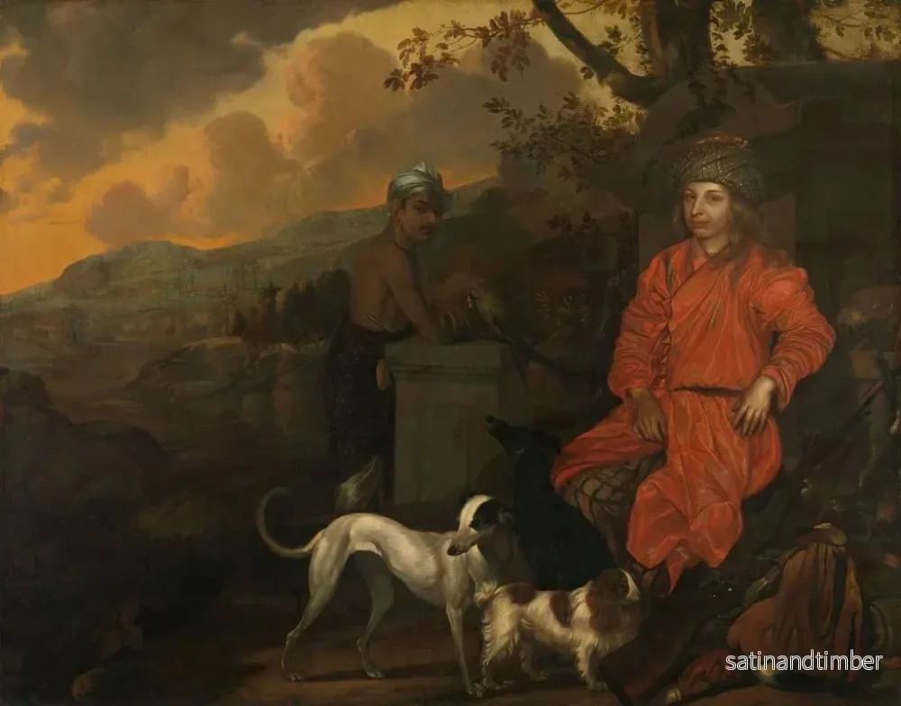 Reproduktion av målningen av porträtt av Philippus Baldaeus och Gerrit Mossopotam - Johan de la Rocquette - Bild 2