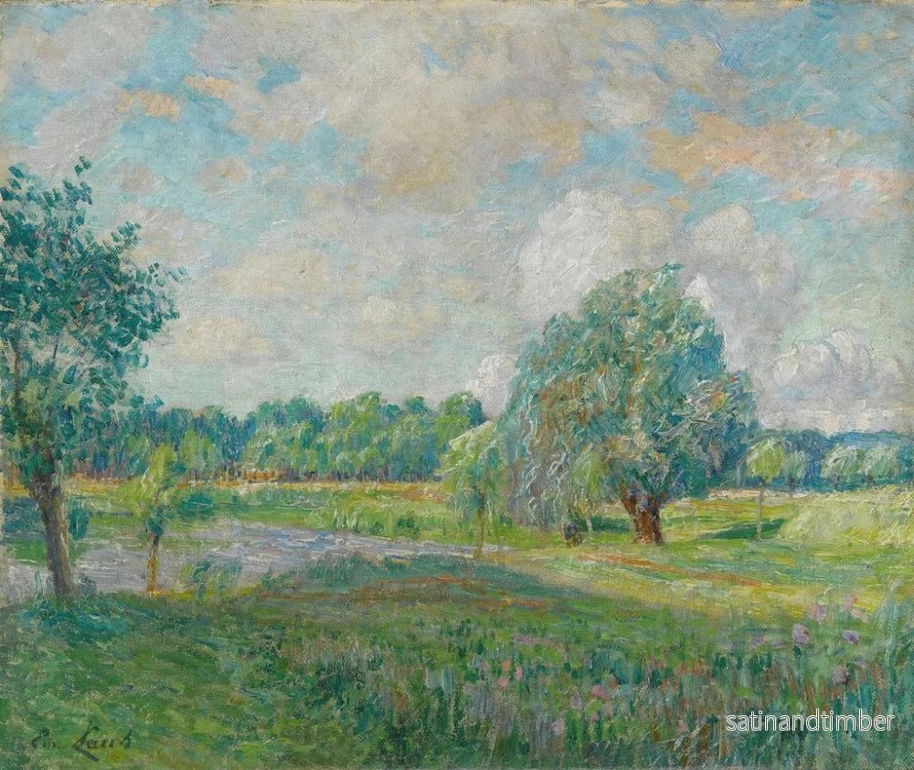Reproduktion av målningen Le Saule - Émile Claus - Bild 2