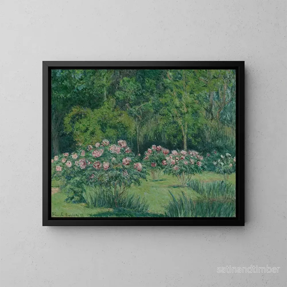 Reproduktion av målningen Le jardin de Giverny – Blanche Hoschedé-Monet Reproduktion av målningen Le jardin de Giverny – Blanche Hoschedé-Monet