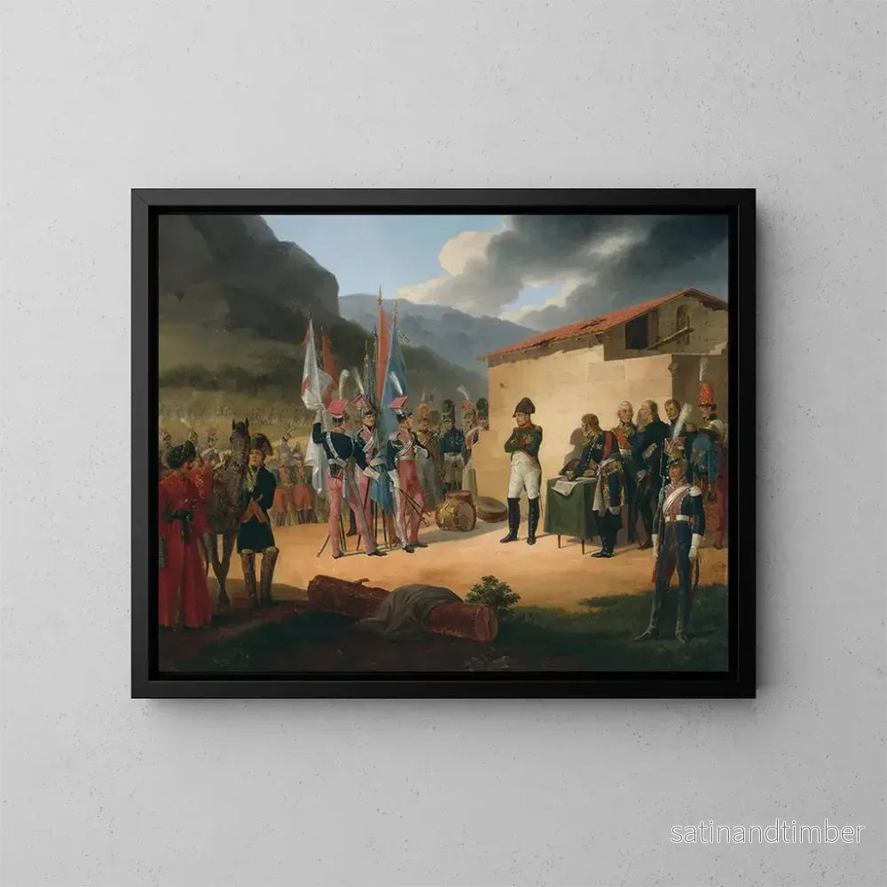 Reproduktion av målningen Bataille de Tudela – January Suchodolski