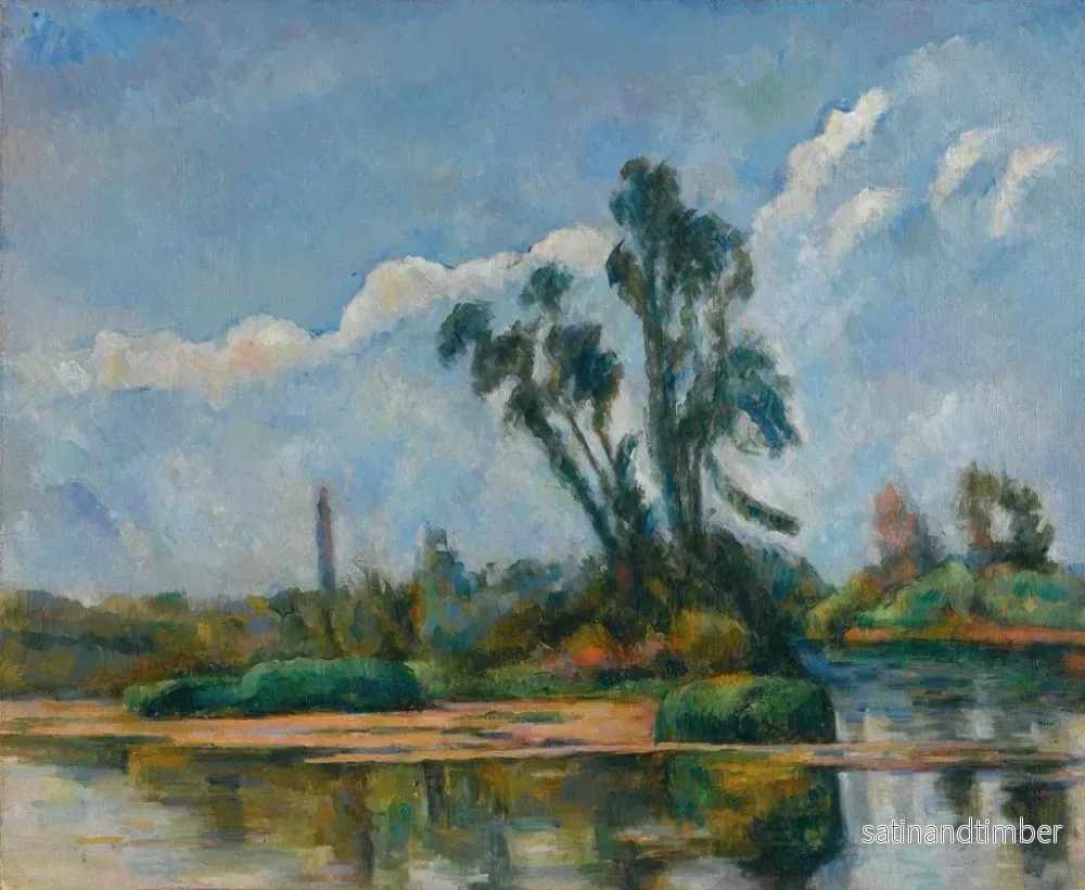 Reproduktion av målningen La Rivière - Paul Cézanne - Bild 2