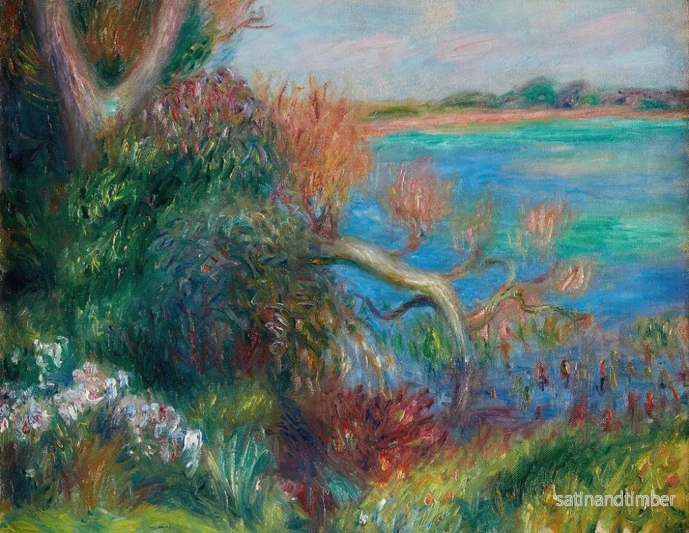 Reproduktion av målningen Bord de rivière - William James Glackens - Bild 2