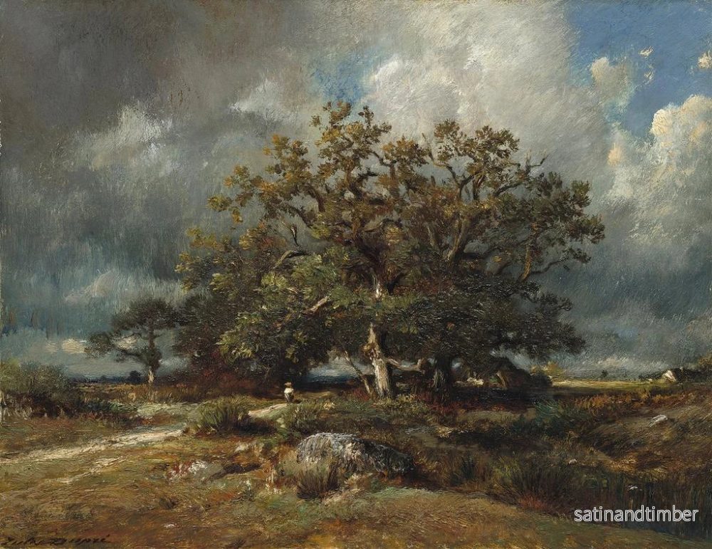 Reproduktion av målningen Le vieux chêne - Jules Dupré - Bild 2