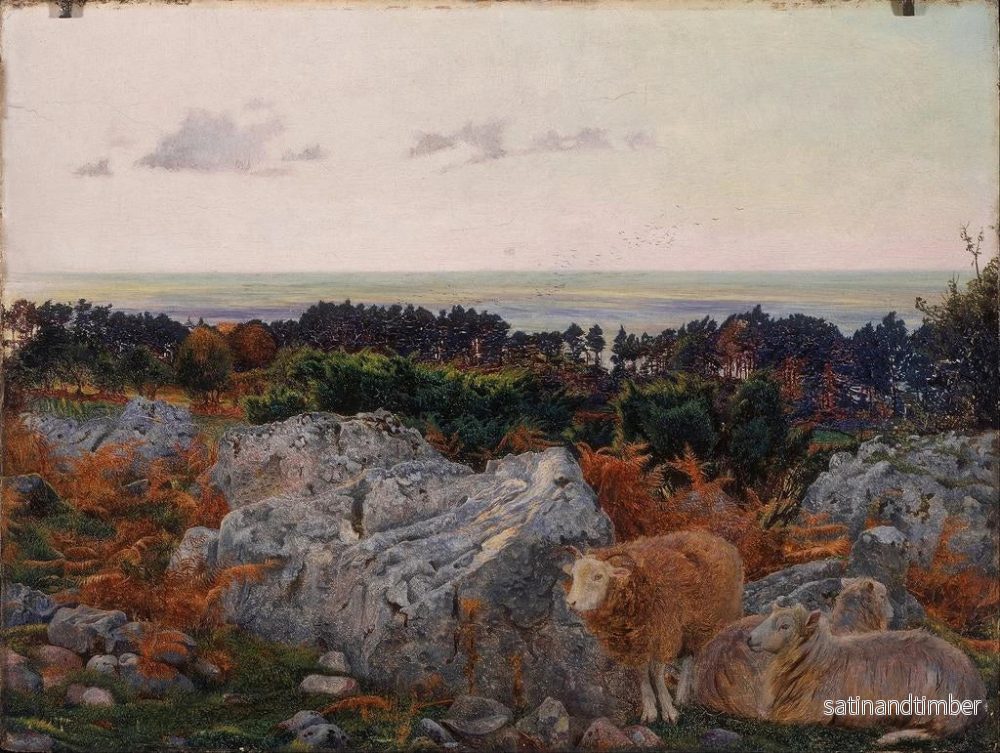 Reproduktion av målningen La baie de Morecambe depuis Warton Crag - Daniel Alexander Williamson - Bild 2