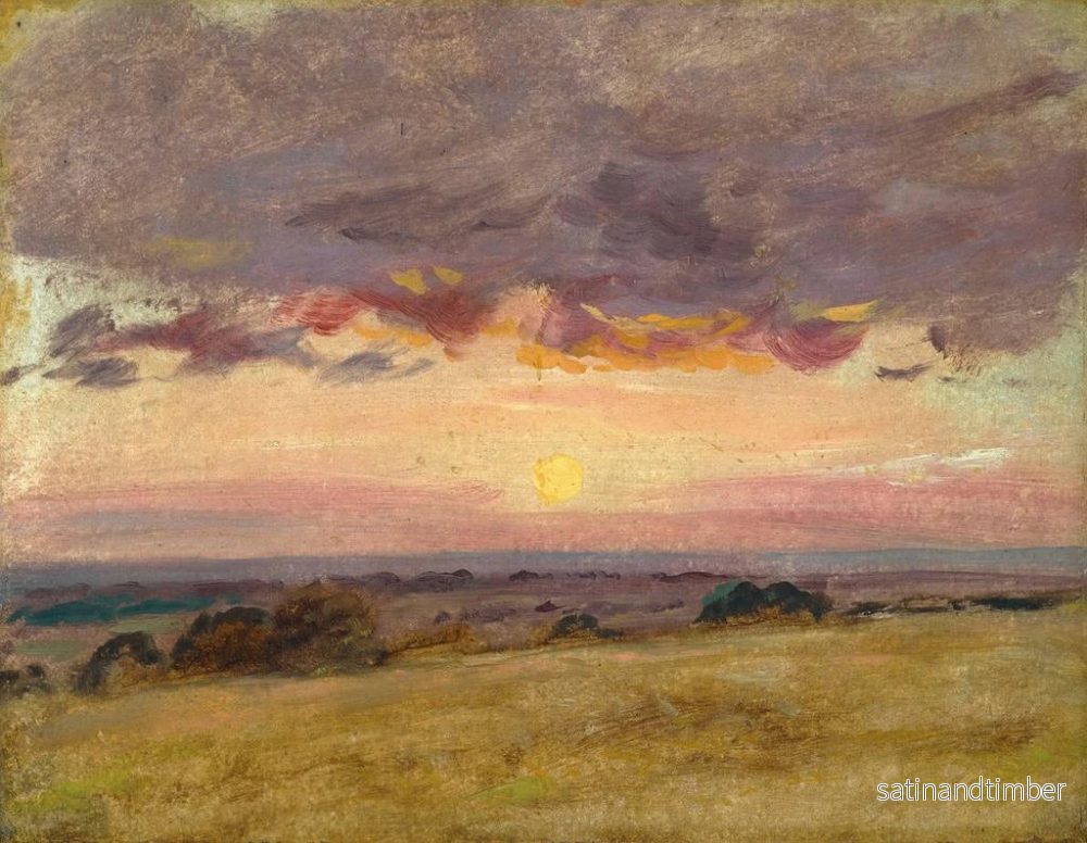 Reproduktion av målningen Sommarkväll med åskmoln - John Constable - Bild 2