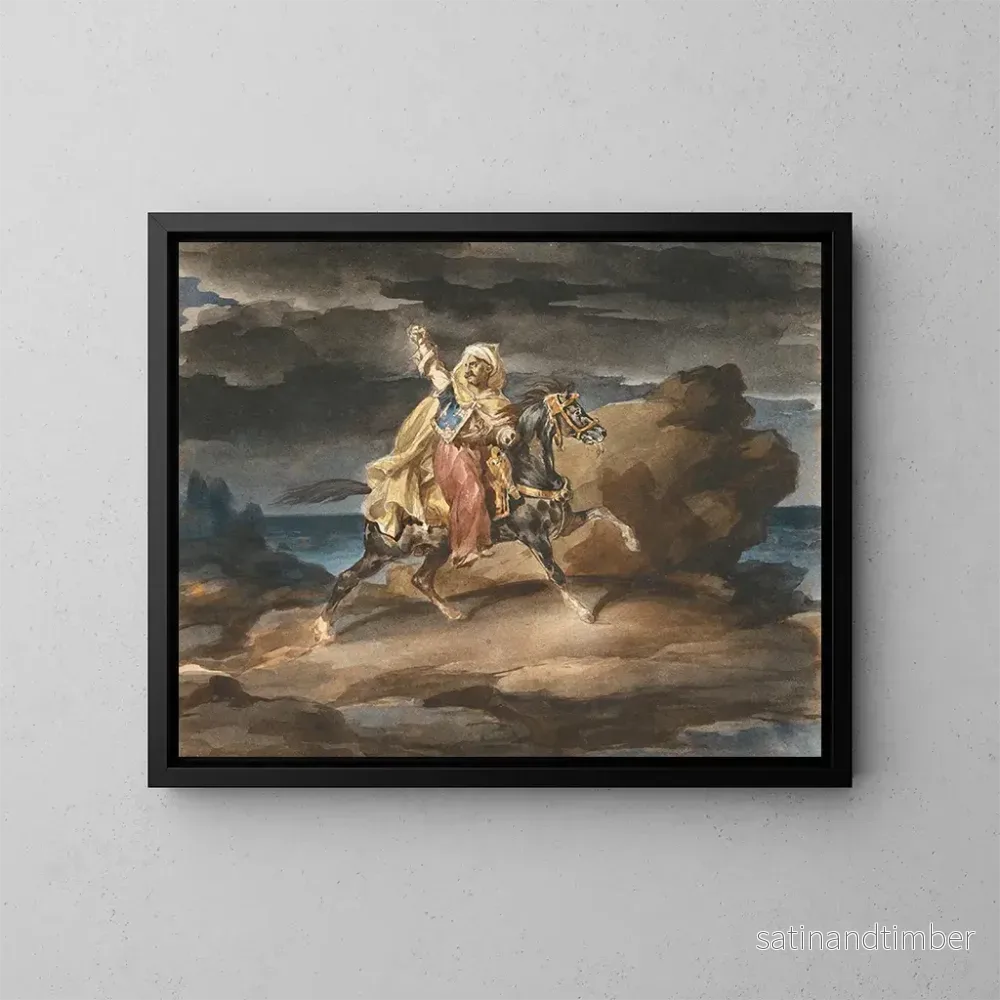 Reproduktion av målningen Le Giaour - Théodore Géricault