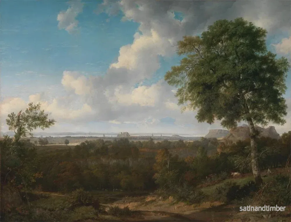 Reproduktion av målningen Edinburgh från Braids - Patrick Nasmyth - Bild 2