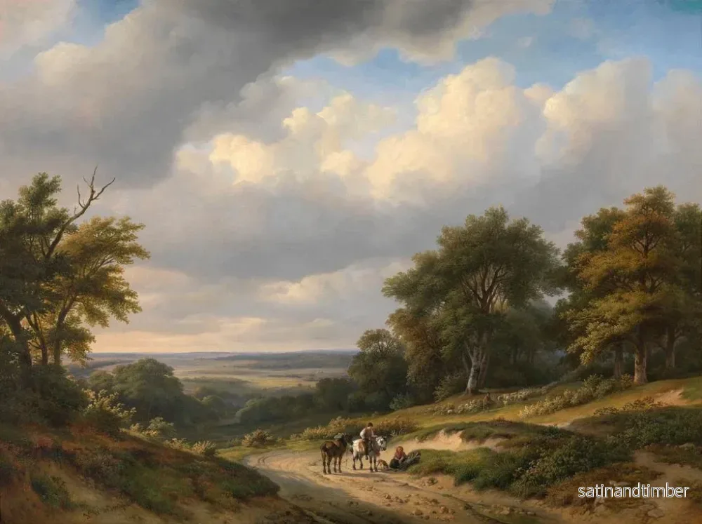 Reproduktion av målningen Landskap i Ardennerna - Jan Baptiste de Jonghe - Bild 2