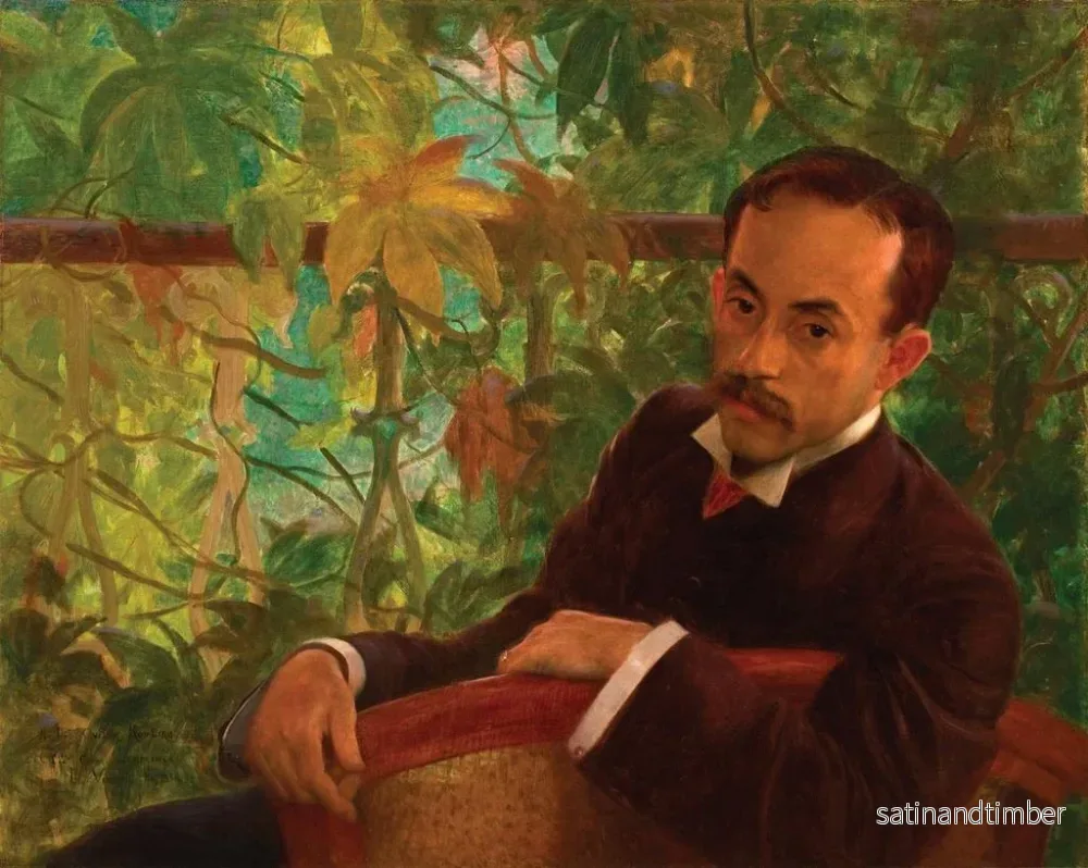 Reproduktion av målningen Portrait d'Ovdio Romeiro - Eliseu Visconti - Bild 2