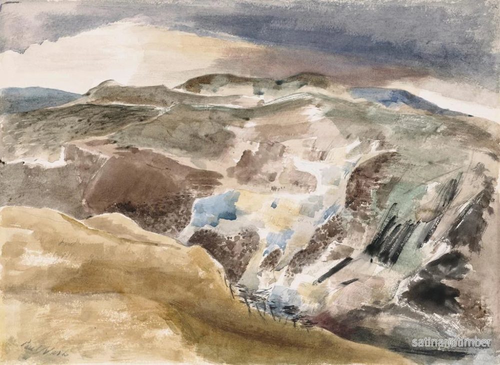 Reproduktion av målningen av bilden av hjorten - Paul Nash - Bild 2