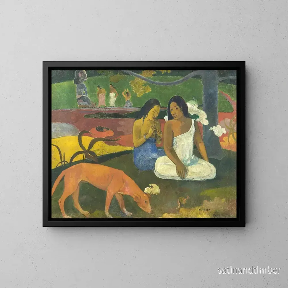 Reproduktion av målningen Joie d'Arearea - Paul Gauguin