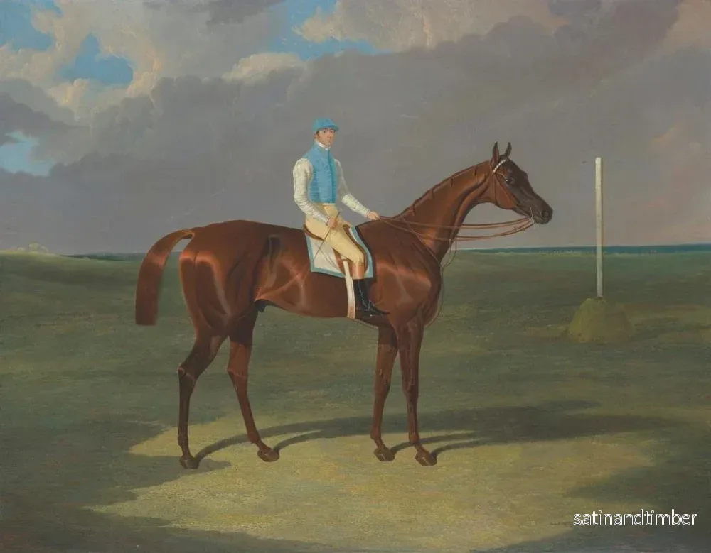 Reproduktion av målningen Saint Gilles med William Scott, vinnare av Derby - John Frederick Herring den äldre - Bild 2
