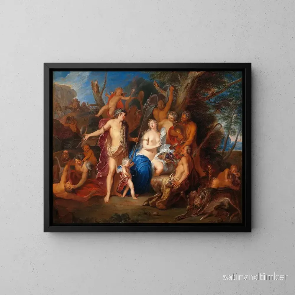 Reproduktion av målningen Bacchus och Ariane - Nicolas Bertin
