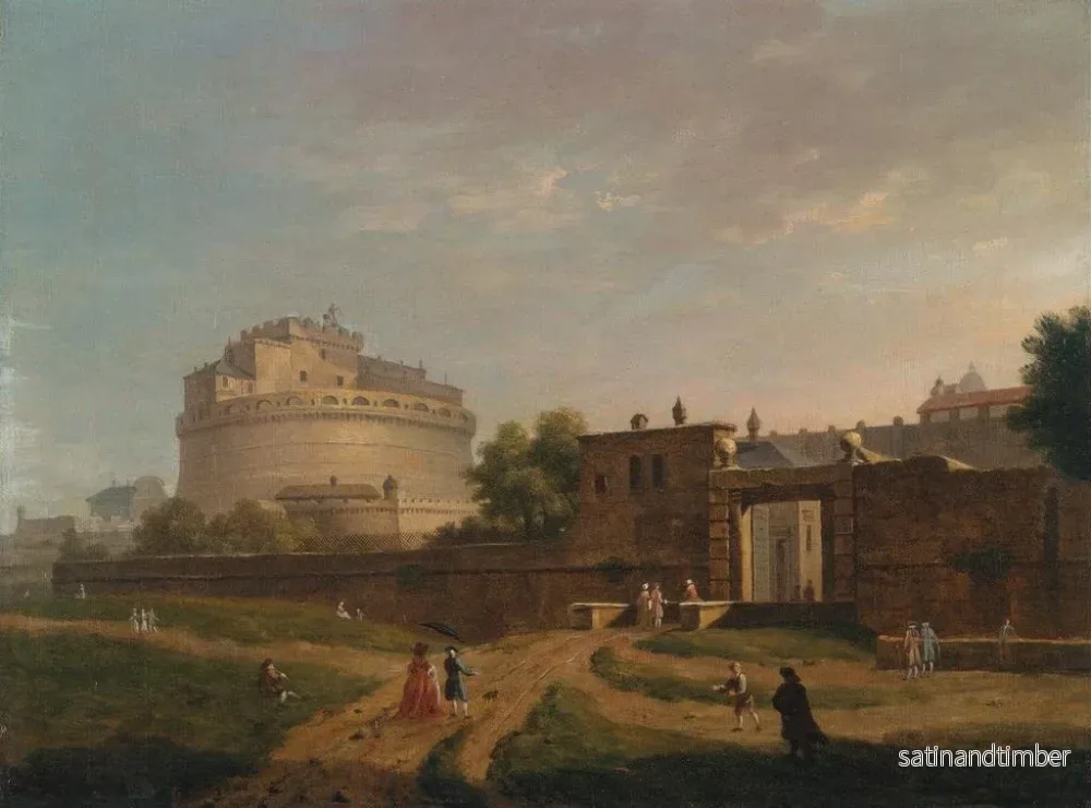 Reproduktion av målningen Château Saint-Ange, Rom - John Inigo Richards - Bild 2