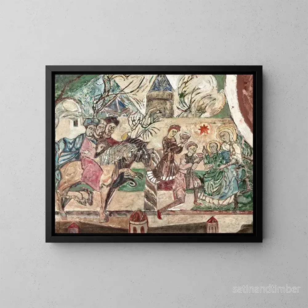 Reproduktion av målningen L'Adoration des mages - Max Jacob
