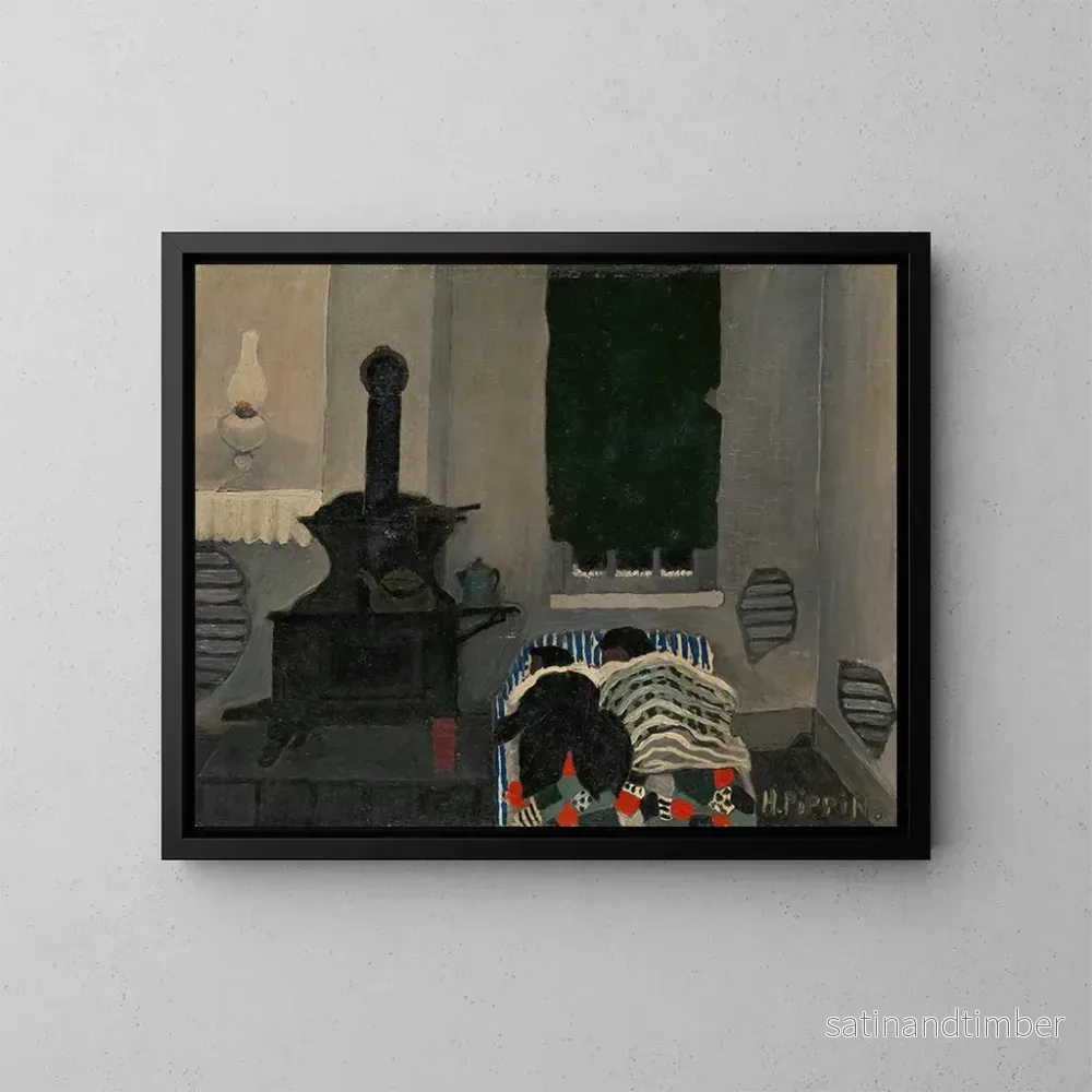 Reproduktion av målningen Endormi - Horace Pippin