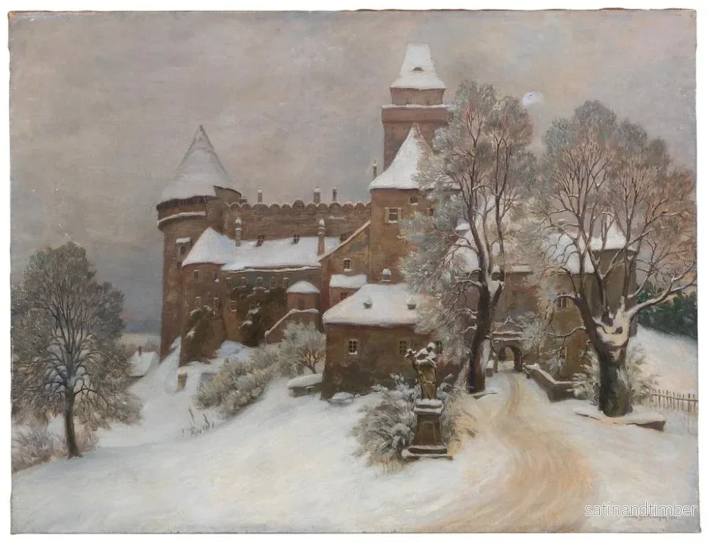 Reproduktion av målningen Château de Heidenreichstein - Hans Götzinger - Bild 2