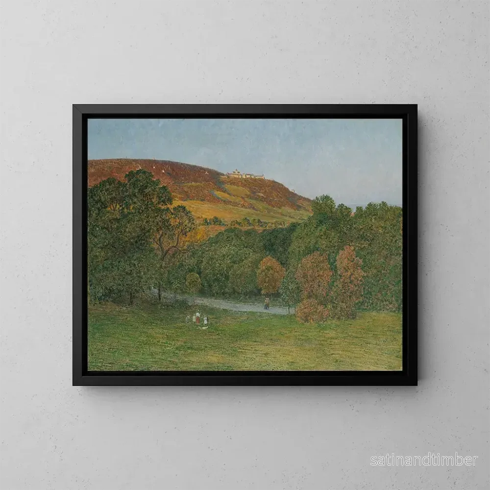Reproduktion av målningen Vue du Cobenzl sur le Kahlenberg près de Vienne - Maximilian Suppantschitsch