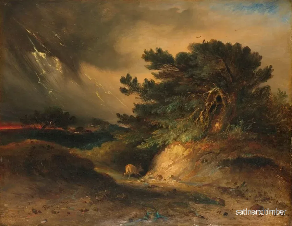 Reproduktion av målningen L'orage - Johannes Tavenraat - Bild 2