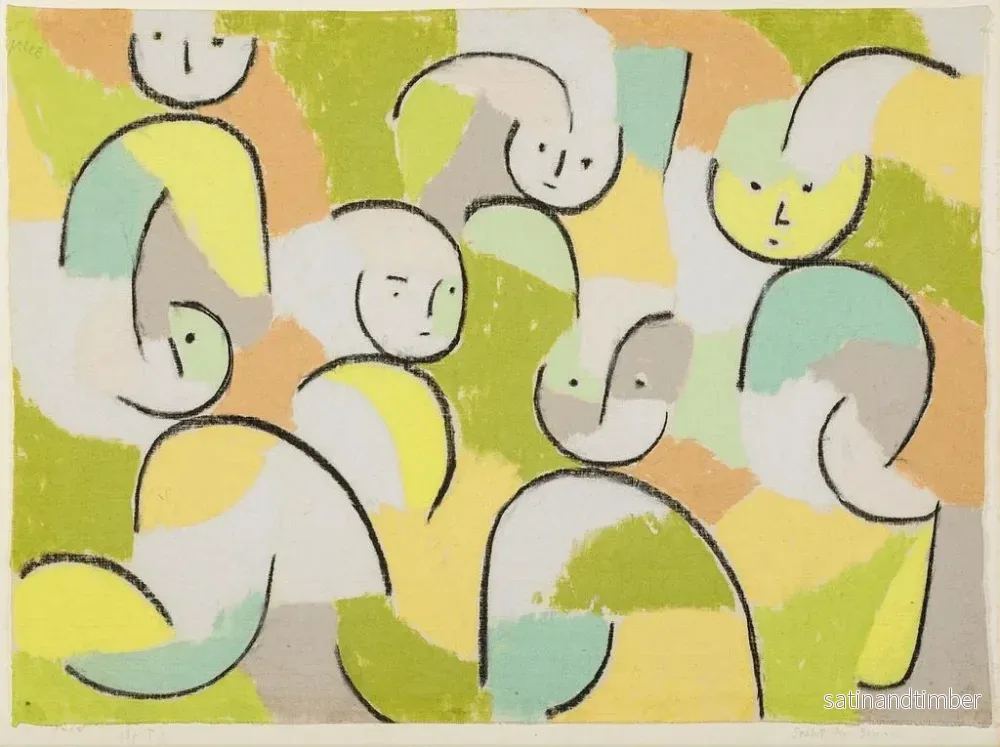 Reproduktion av målningen Sextuor des génies - Paul Klee - Bild 2