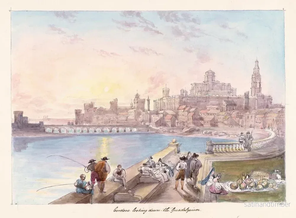 Reproduktion av målningen Cordoue som övervakar Guadalquivir - Charles Hamilton Smith - Bild 2